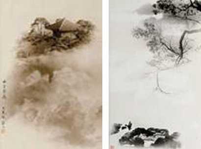 郎静山 秋云亭影